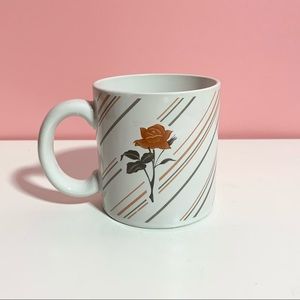 Vintage rose mug